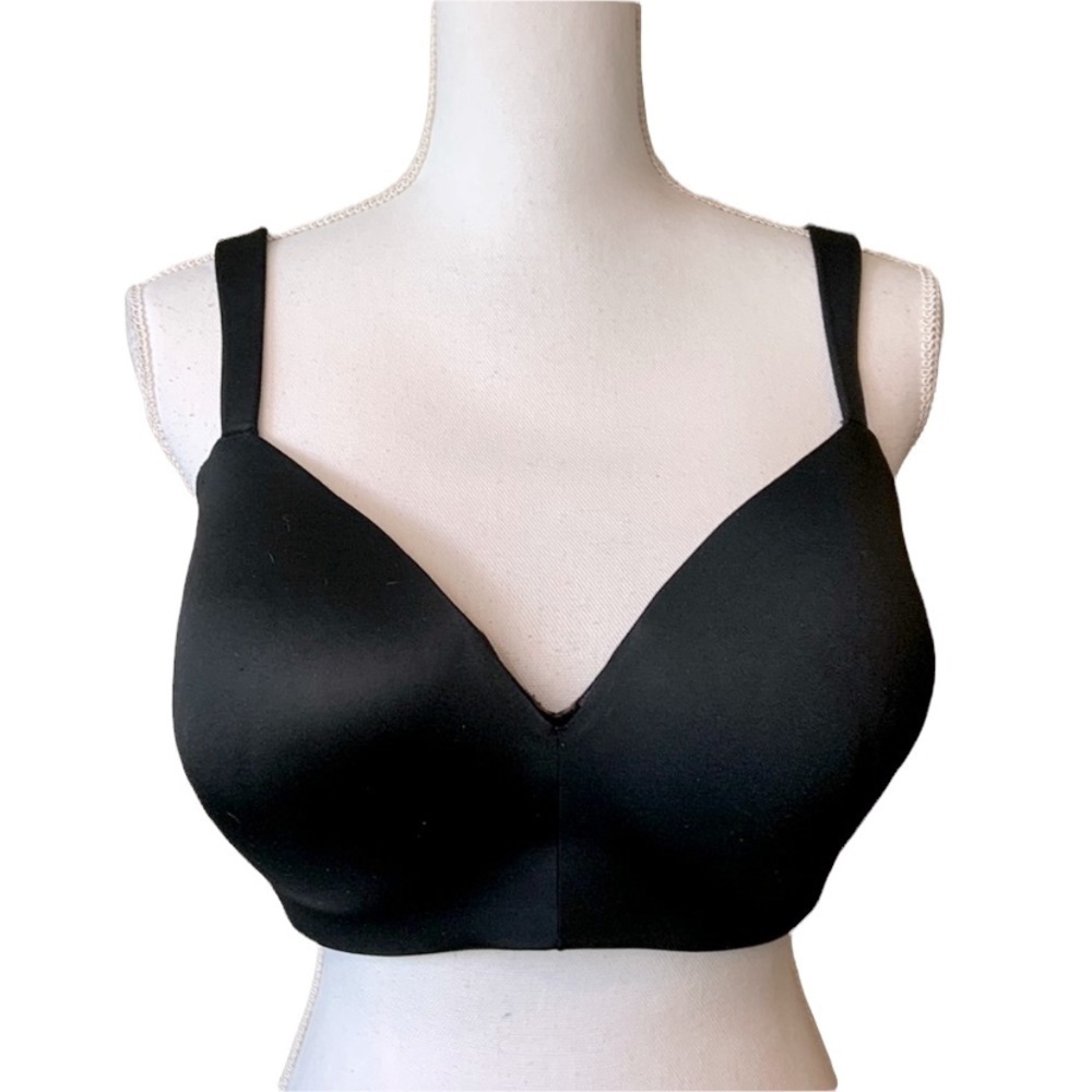 Cacique‎ Black Padded No Underwire Bra Size 40DD